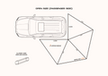 BROLGA 270 FREESTANDING AWNING