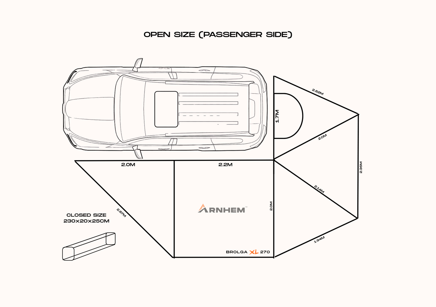 BROLGA 270 XL (With RTT Entry)