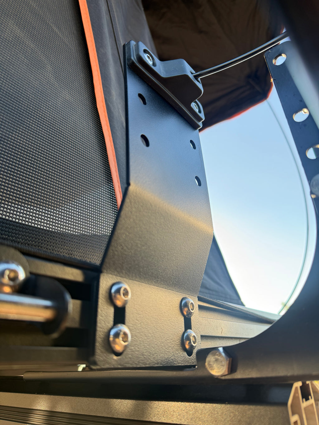 XL Rooftop Tent Fly Pole Riser Plate
