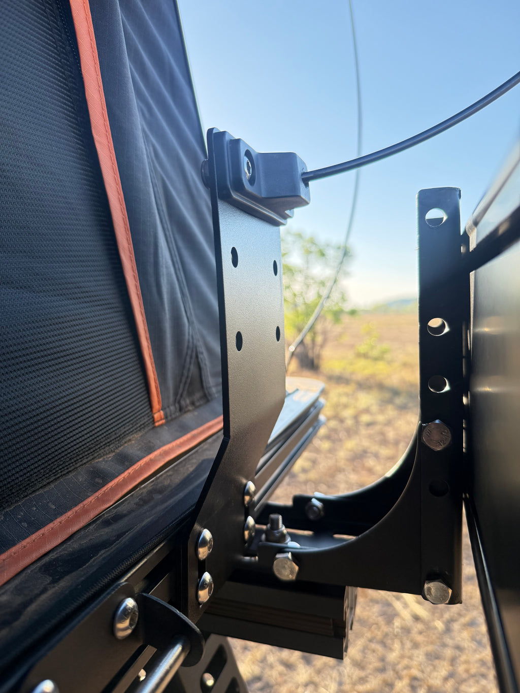 XL Rooftop Tent Fly Pole Riser Plate