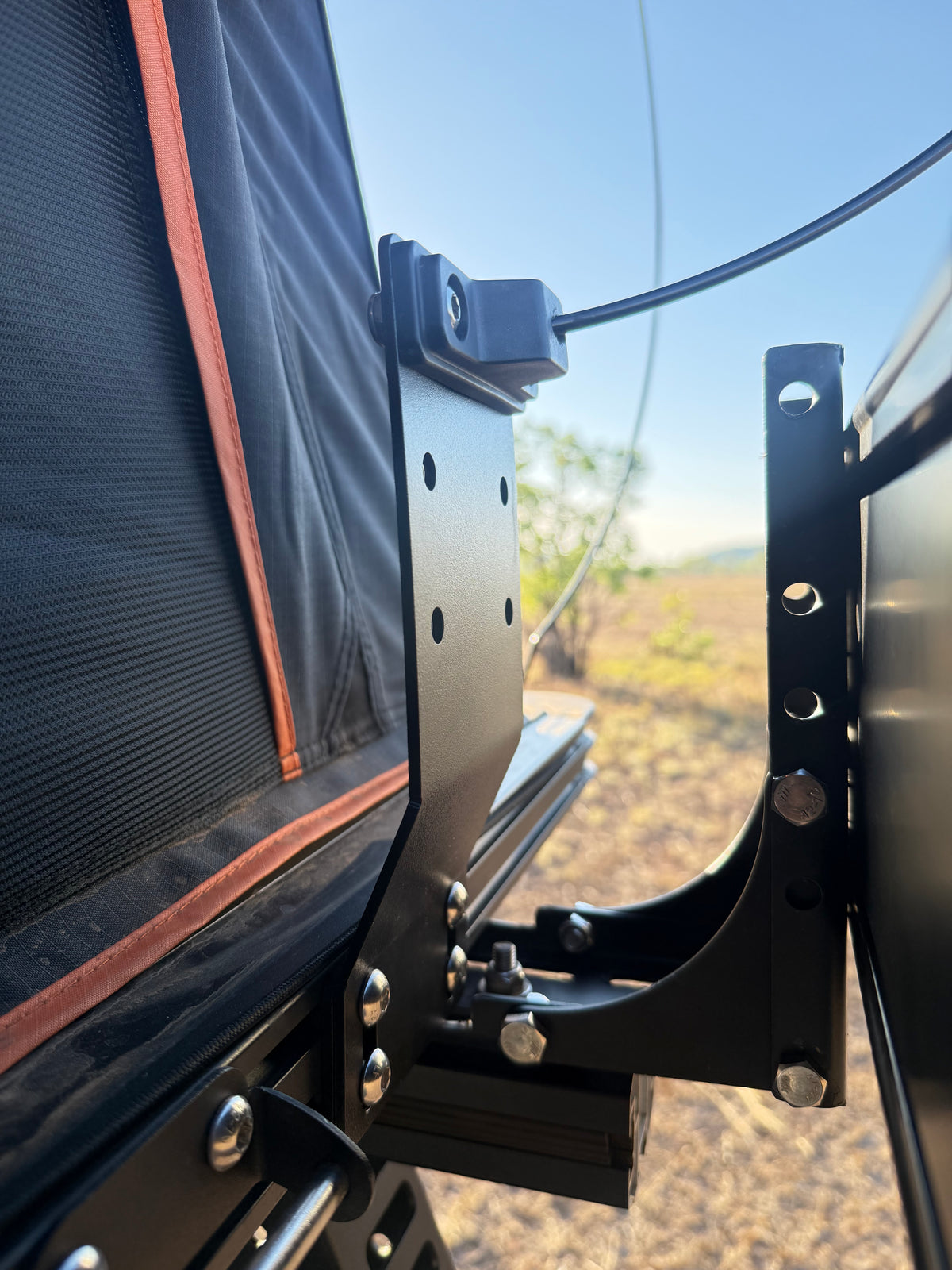 XL Rooftop Tent Fly Pole Riser Plate