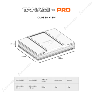 TANAMI PRO 1.9 - ROOF TOP TENT
